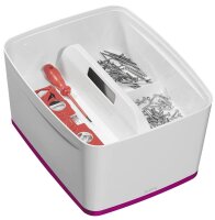 LEITZ MyBox Aufbewahrungsbox 18,0 l perlweiß/pink 38,5 x 31,8 x 19,8 cm, 1 St.