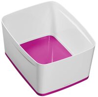 LEITZ MyBox Aufbewahrungsbox 18,0 l perlweiß/pink 38,5 x 31,8 x 19,8 cm, 1 St.