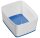 LEITZ MyBox Aufbewahrungsbox 18,0 l perlweiß/blau 38,5 x 31,8 x 19,8 cm, 1 St.