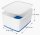 LEITZ MyBox Aufbewahrungsbox 18,0 l perlweiß/blau 38,5 x 31,8 x 19,8 cm, 1 St.