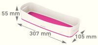 LEITZ MyBox Aufbewahrungsbox 0,6 l perlweiß/pink...