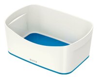 LEITZ MyBox Aufbewahrungsbox 3,0 l perlweiß/blau...
