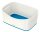 LEITZ MyBox Aufbewahrungsbox 3,0 l perlweiß/blau 24,6 x 16,0 x 9,8 cm, 1 St.