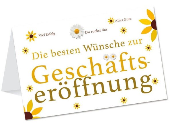 LUMA Karte zur Geschäftseröffnung LU2171 DIN B6, 1 St.