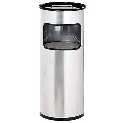DURABLE Standaschenbecher silbermetallic, 1 St.