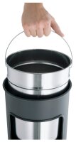 DURABLE Standaschenbecher silbermetallic, 1 St.