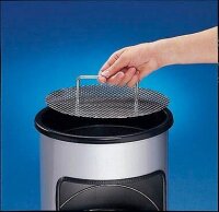 DURABLE Standaschenbecher silbermetallic, 1 St.