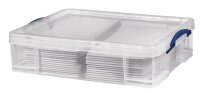 Really Useful Box Aufbewahrungsbox 33,0 l transparent 71,0 x 44,0 x 16,5 cm, 1 St.