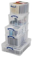 Really Useful Box Aufbewahrungsbox 33,0 l transparent 71,0 x 44,0 x 16,5 cm, 1 St.