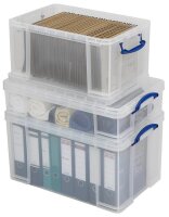 Really Useful Box Aufbewahrungsbox 33,0 l transparent 71,0 x 44,0 x 16,5 cm, 1 St.