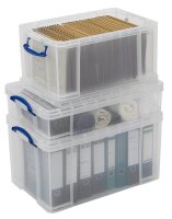 Really Useful Box Aufbewahrungsbox 33,0 l transparent 71,0 x 44,0 x 16,5 cm, 1 St.