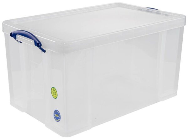 Really Useful Box Aufbewahrungsbox 84,0 l transparent 71,0 x 44,0 x 38,0 cm, 1 St.