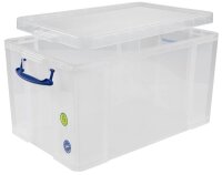Really Useful Box Aufbewahrungsbox 84,0 l transparent 71,0 x 44,0 x 38,0 cm, 1 St.