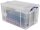 Really Useful Box Aufbewahrungsbox 84,0 l transparent 71,0 x 44,0 x 38,0 cm, 1 St.