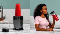 NINJA® BN495EU Standmixer grau/schwarz 1.000 W
