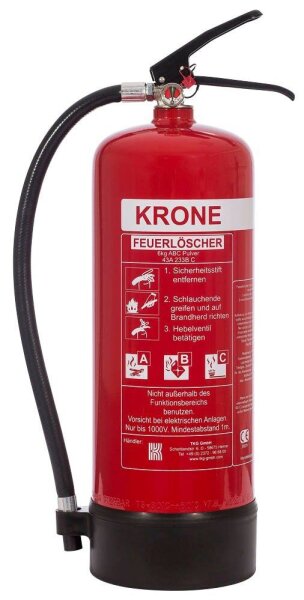 KRONE Feuerlöscher Pulver 6,0 kg