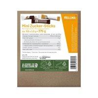 HELLMA  Mini Zuckersticks, 150x 2,5 g