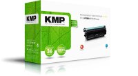 KMP H-T223CX  cyan Toner kompatibel zu HP 508X (CF361X)