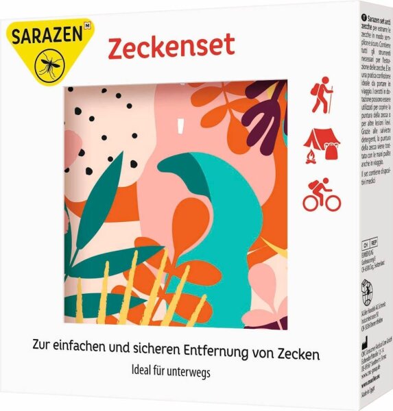 SARAZEN Zeckenset, 1 St.