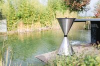 TKG Diabolo Standaschenbecher Edelstahl, matt, 1 St.