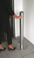 TKG Smoker Standaschenbecher silber, 1 St.
