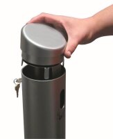 TKG Smoker Standaschenbecher silber, 1 St.
