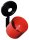 TKG Rondo senior Wandaschenbecher rot, 1 St.
