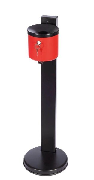 TKG Rondo senior Standaschenbecher rot abschließbar, 1 St.