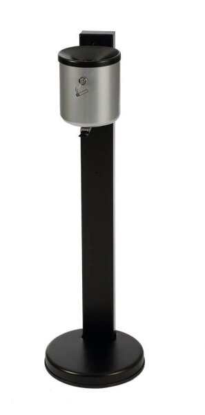TKG Rondo senior Standaschenbecher silber abschließbar, 1 St.