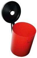 TKG Rondo Maxi Wandaschenbecher rot, 1 St.