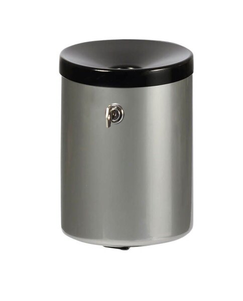 TKG Rondo Maxi Wandaschenbecher silber abschließbar, 1 St.