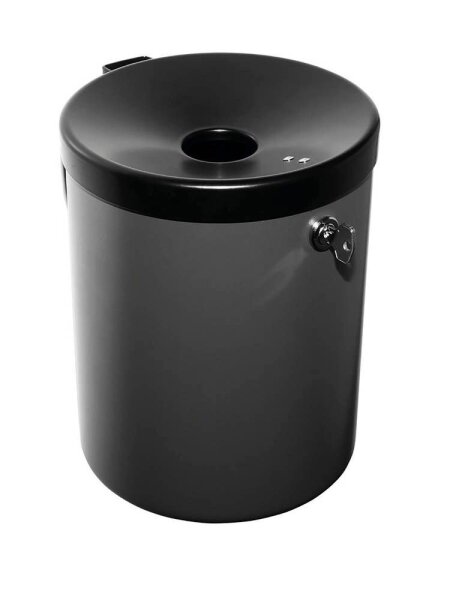 TKG Rondo Maxi Wandaschenbecher graphit abschließbar, 1 St.