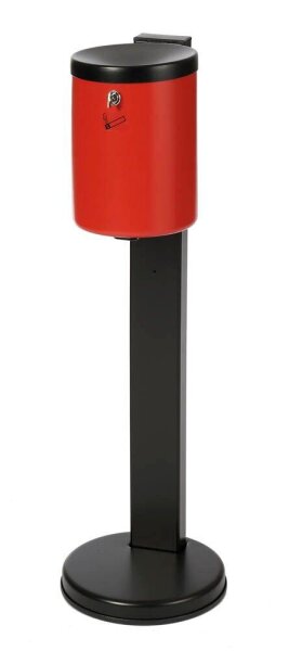TKG Rondo Maxi Standaschenbecher rot abschließbar, 1 St.