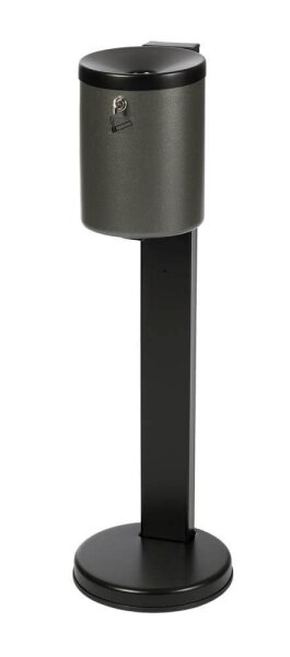 TKG Rondo Maxi Standaschenbecher graphit abschließbar, 1 St.