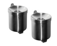 TKG Rondo junior Wandaschenbecher Edelstahl, 2 St.