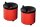 TKG Rondo senior Wandaschenbecher rot, 2 St.