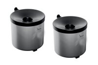 TKG Rondo senior Wandaschenbecher silber, 2 St.