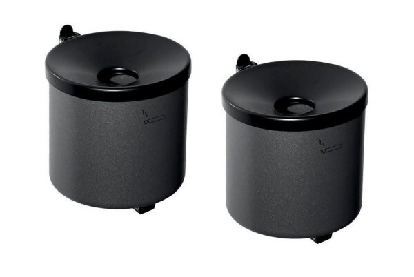TKG Rondo senior Wandaschenbecher graphit, 2 St.
