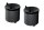 TKG Rondo senior Wandaschenbecher graphit, 2 St.