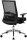 Bürostuhl, 10010 Stoff schwarz, Gestell silber