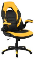 Gaming Stuhl, 10015 Kunstleder schwarz