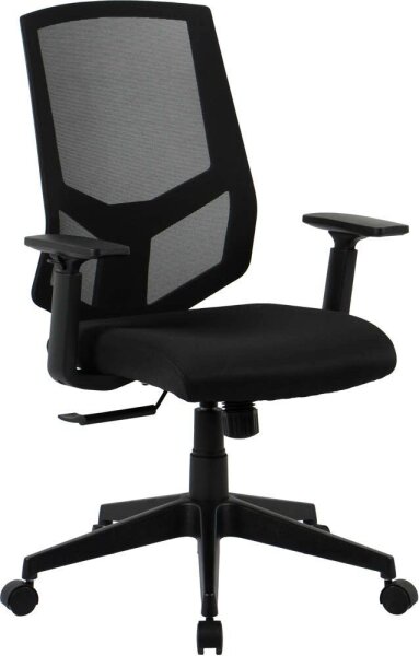 Bürostuhl, 10009 Stoff schwarz, Gestell schwarz