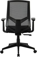 Bürostuhl, 10009 Stoff schwarz, Gestell schwarz