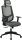 Bürostuhl, 10008 Stoff grau, Gestell schwarz