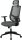 Bürostuhl, 10008 Stoff grau, Gestell schwarz