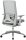 Bürostuhl, 10007 Stoff grau, Gestell silber