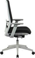 Bürostuhl, 10006 Stoff schwarz, Gestell silber