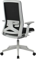 Bürostuhl, 10006 Stoff schwarz, Gestell silber