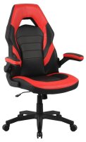 Gaming Stuhl, 10016 Kunstleder schwarz