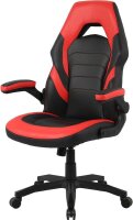 Gaming Stuhl, 10016 Kunstleder schwarz